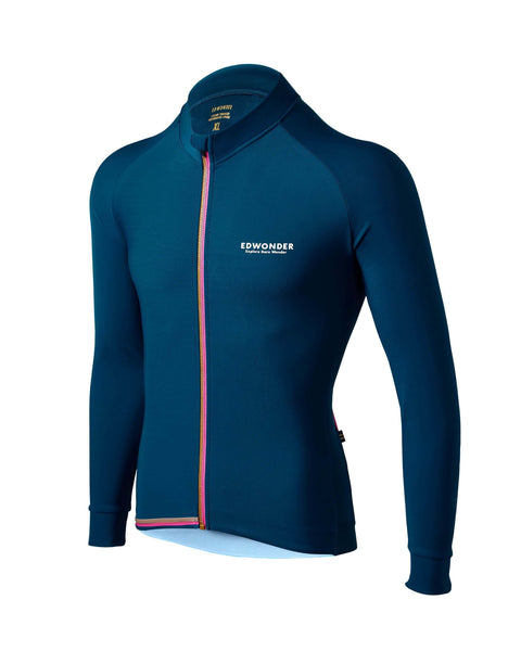 Men's EdW Edition Thermal Long Sleeve Jersey - Nile Blue