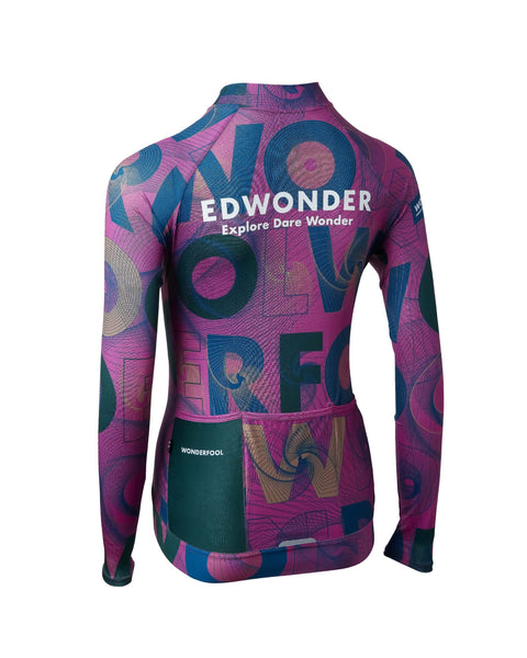 Men's Wonderfool Infinite Long Sleeve Jersey - Berry Purple