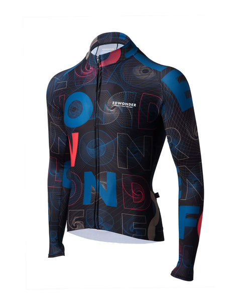 Men's Wonderfool Infinite Long Sleeve Jersey - Galactic Black