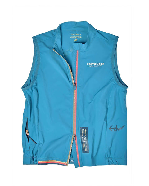 Men's EdW Edition Lightweight Stowable Vest - Adriatic Blue
