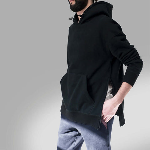 Sweat à capuche Geo Wonder unisexe - noir