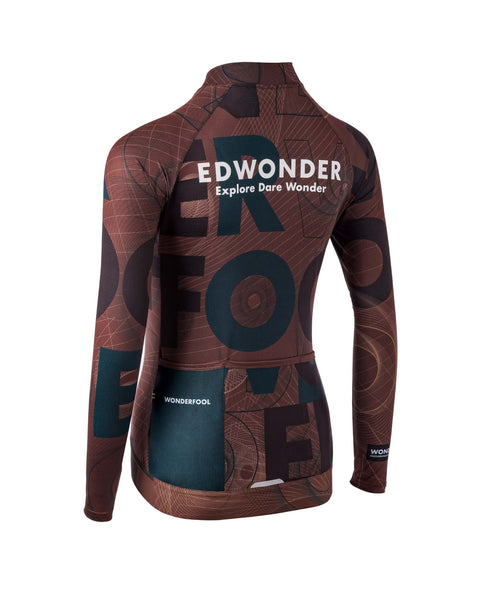 Women's Wonderfool Infinite Long Sleeve Jersey - Ironstone Brown