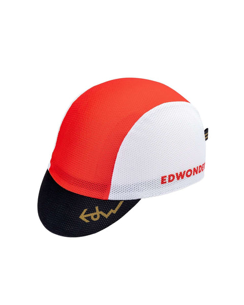 Casquette de cyclisme légère EdW Edition - Orange Cinabre