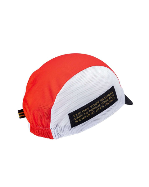 Casquette de cyclisme légère EdW Edition - Orange Cinabre